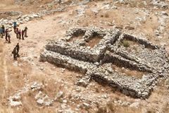 Palestinian rioters vandalize Joshua's Altar, a sacred site for Jews and Christians