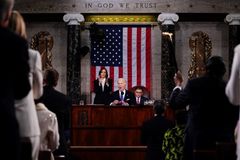 Biden warns of threats to democracy at home and abroad in State of the Union address