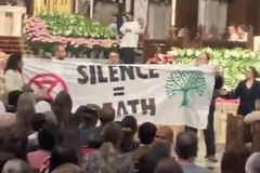 3 protesters charged for storming into St. Patrick’s Cathedral during Easter weekend service