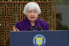 U.S. treasury secretary claims progress in talks with China