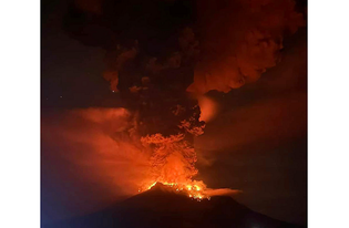 Indonesia evacuates residents near erupting volcano