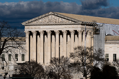 Supreme Court hears homeless plaintiffs’ challenge to camping law