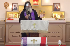 Bishop stabbed in Sydney church returns to pulpit