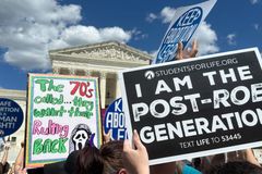 Kamala Harris, demonstrators mark anniversary of Roe v. Wade’s reversal