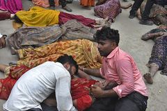 Dozens killed in stampede at religious gathering in northern India