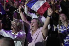 Right-wing party takes lead in first round of French elections