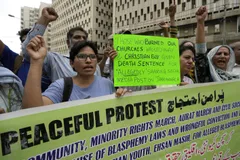 Dozens Rally in Pakistan After a Christian Man Is Sentenced to Death for Blasphemy