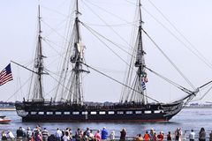 Lottery winners sail in the USS Constitution for Independence Day