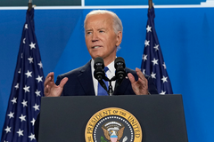 President Biden misspeaks during NATO summit press conference