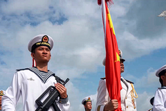 Japanese forces drill with allies after Russia-China naval exercises