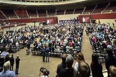 First Baptist Dallas meets in convention center following devastating fire | Baptist Press