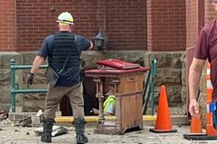 Historic pulpit survives First Dallas fire, efforts underway to meet on site this Sunday | Baptist Press