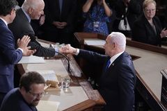 Netanyahu proposes international alliance in address to Congress