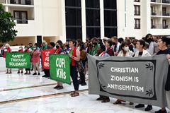 Interfaith Protest Confronts Christians United for Israel Summit