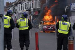 UK police ready lockups for rioters angered by stabbings