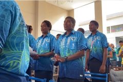 Team Fiji goes viral singing worship hymns in Olympic Village: 'So beautiful'