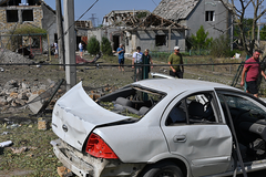 Russian missile barrage batters Ukrainian power grid