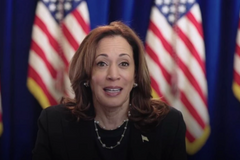 Kamala Harris sets out vision for presidency in message to church