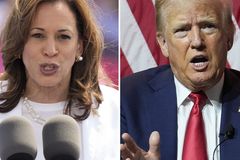 Harris gives major interview while Trump does town hall