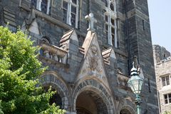 Georgetown investigating vandalism of crucifix, Catholic symbols as 'potential hate crimes'