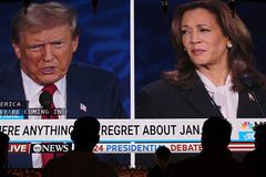 Trump, Harris spar over dueling platforms during presidential debate