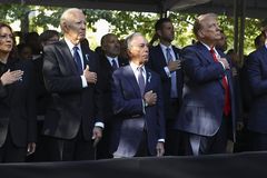 Presidential candidates attend 9/11 memorial