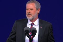 Jerry Falwell Jr returns to Liberty University for the first time in over 3 years