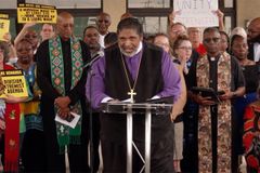 William Barber Joins Faith Leaders at Vigil in Springfield to Defend Haitian Migrants