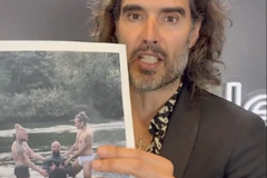 Russell Brand defends baptism in underpants: I'm a show-off, but it's for Jesus