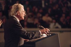 Evangelicals for Harris’ Anti-Trump Billy Graham Ad Prompts Threat of Lawsuit