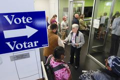 Swing states break early voting turnout records