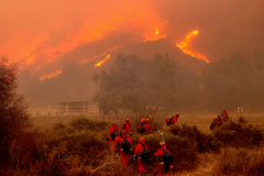 LA-area wildfire destroys 132 buildings