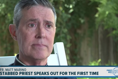 Extraordinary events save a priest's life after random stabbing