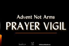 ‘Advent Not Arms’ Prayer Vigil Presses for Peace in the Middle East