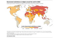 Report Ranks Countries Where Religion Faces Highest Government and Social Persecution