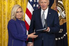Liz Cheney receives presidential medal for leading Jan. 6 investigation