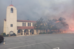 'Sadness' as churches and Christian school succumb to LA wildfires