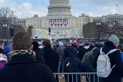 Disappointed but not deterred: Trump supporters brave cold temps despite inauguration changes