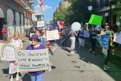 Protesting Sean Feucht Down in New Orleans