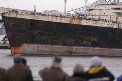 Historic U.S. ocean liner sets sail on final voyage to become artificial reef