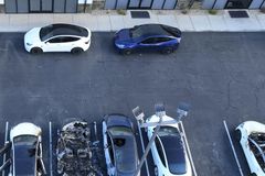 Las Vegas man firebombed, shot up Teslas at site, police say