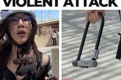 Asian man named 'Alyssa' attacks conservative group TPUSA with bike lock