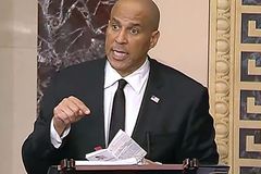Sen. Cory Booker breaks record with marathon critique of Trump administration