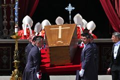 Islamic State claims pope’s burial is ‘marketing tool in theological war’ as it gains renewed strength