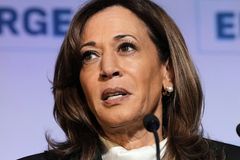 Kamala Harris slams Trump in first major post-election speech