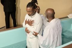 Pittsburgh Steelers' Kaleb Johnson gets baptized: 'I’ve found my true identity in Christ'