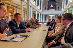 Indiana pastors visit political leaders, offer Scripture, prayer, encouragement | Baptist Press