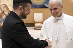 Artillery art to remind Pope Leo of missing Ukrainian kids