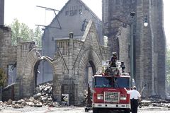 Arson blamed for fire that ravaged historic black Memphis church