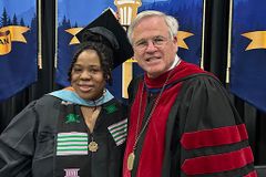 Delayed by storms, graduate gets brief, personal ceremony | Baptist Press